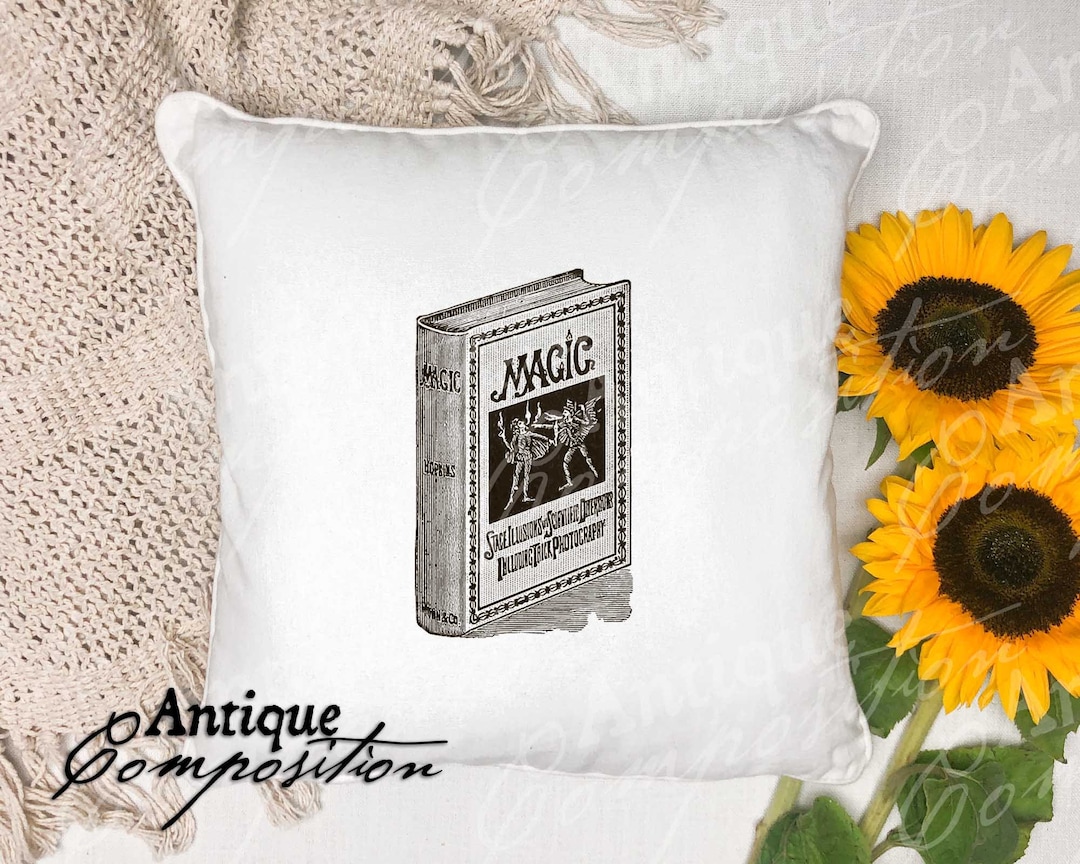 Occult Clip Art - Vintage Magic Book Printable - Magic Sublimation ...