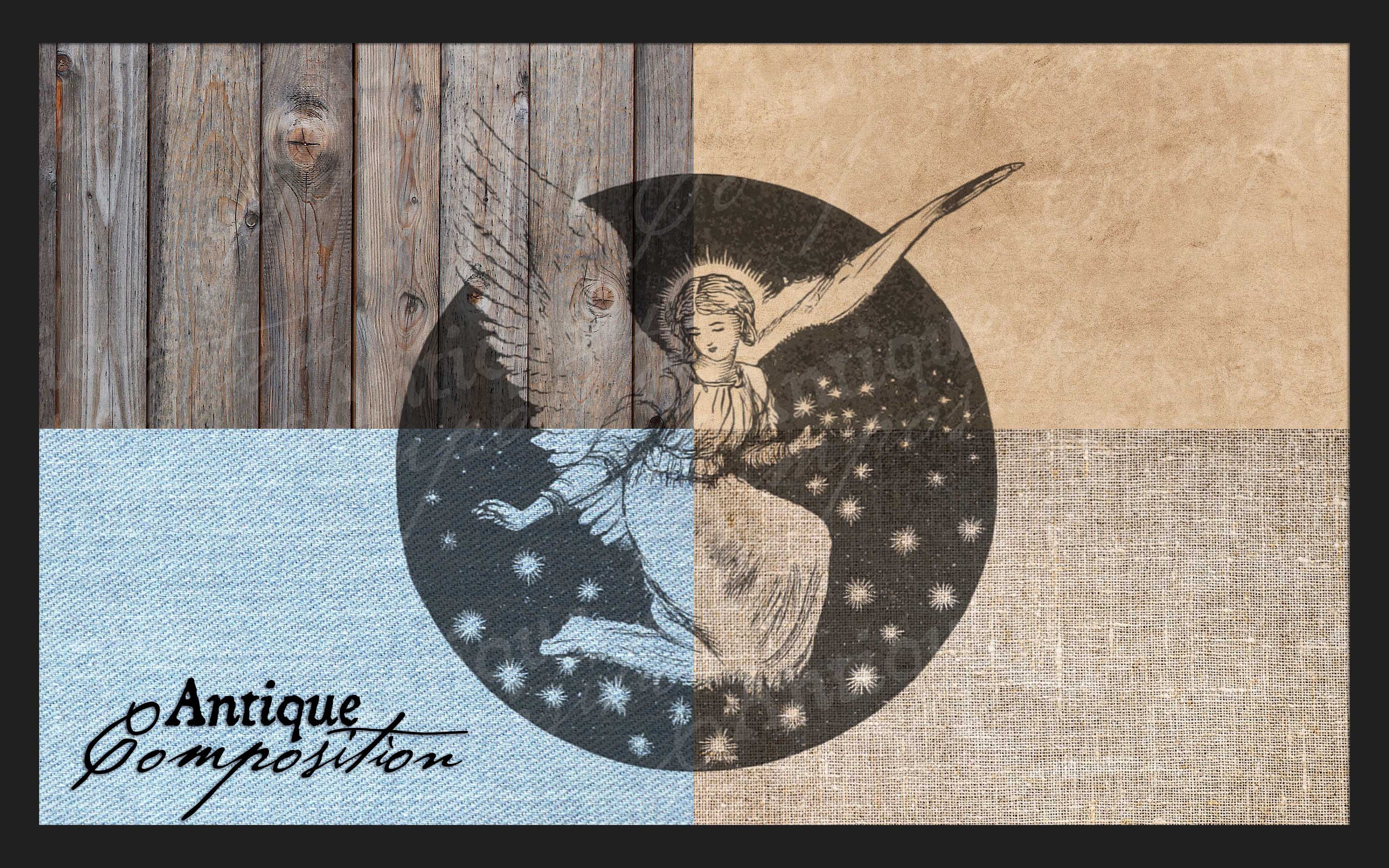 Vintage Angel Clip Art - Angel Printable - Angel Sublimation - Antique ...