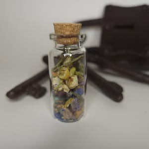 TRUST Intention Feeling Jars for meditation, alter, accessory, spiritual tool,healing,  crystal,Shrines,magic, herbs and crystals