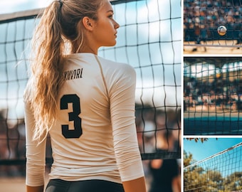20 Volleyball Backgrounds, Volleyball Backdrops, Volleyball Poster, Volleyball Gift, Volleyball Template, Senior Poster, Senior Backgrounds