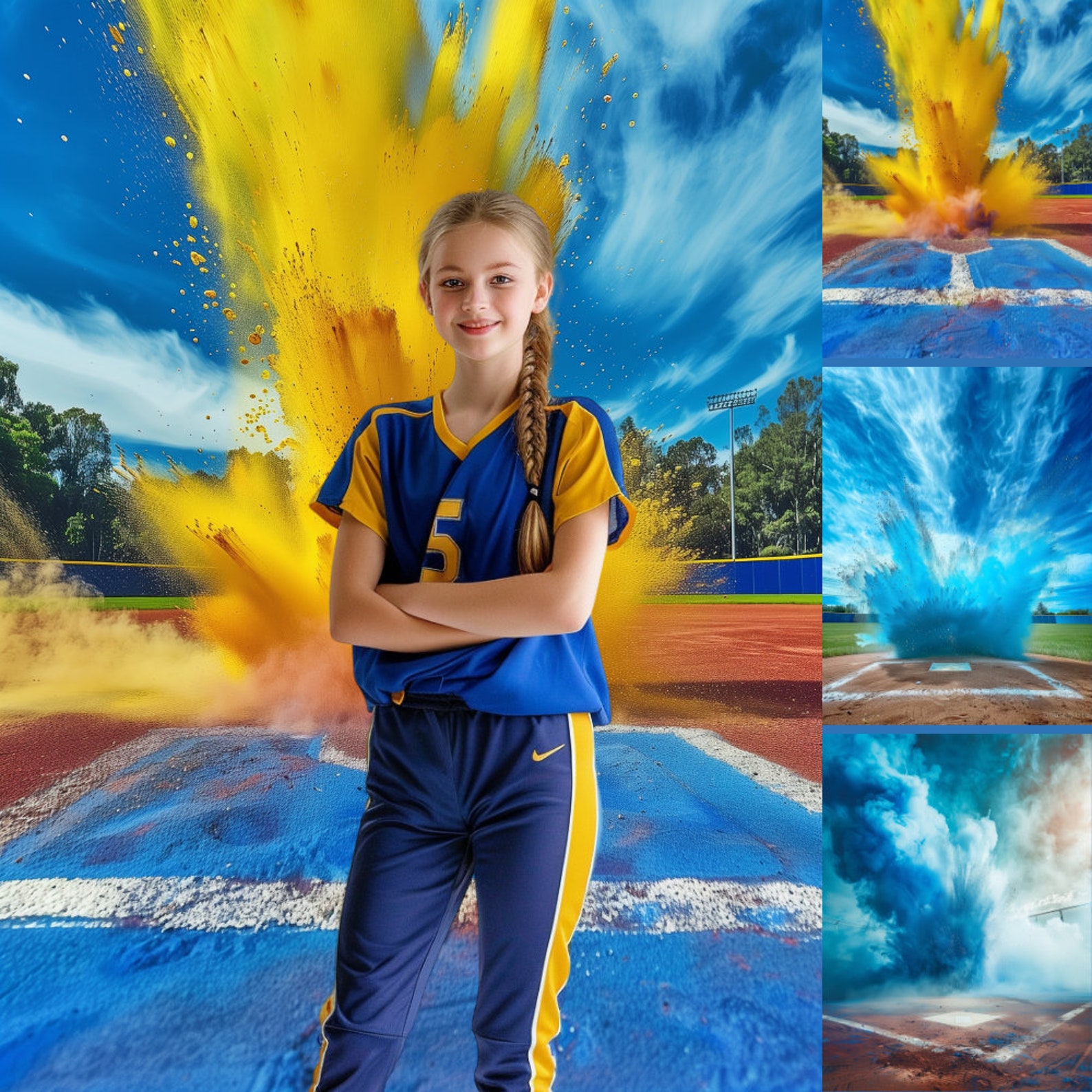 16 Softball Color Explosion Background , Baseball Color Explosion ...