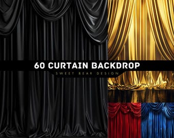 60 Curtain Studio Backdrops , Curtain Background , Curtain Backdrops , Prom Backdrops  Prom Photo Backgrounds  Colorful Prom and Graduation