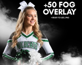 White Smoke & Fog PNG Overlay for Sports Photos, Photoshop Overlay, Mystical Smoke Clipart, Cinematic Smoke Fog PNG for Volleyball
