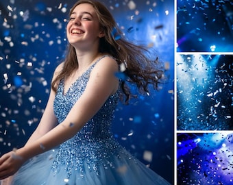 Celebrate in Style with Glittering Confetti Backgrounds! Cheer Backdrop, Dance Background, cheer poster, Celebration Background, Graduation
