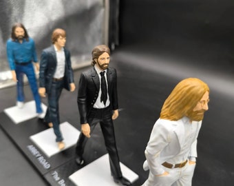 Les Fab Four, les Beatles, figurine Abbey Road