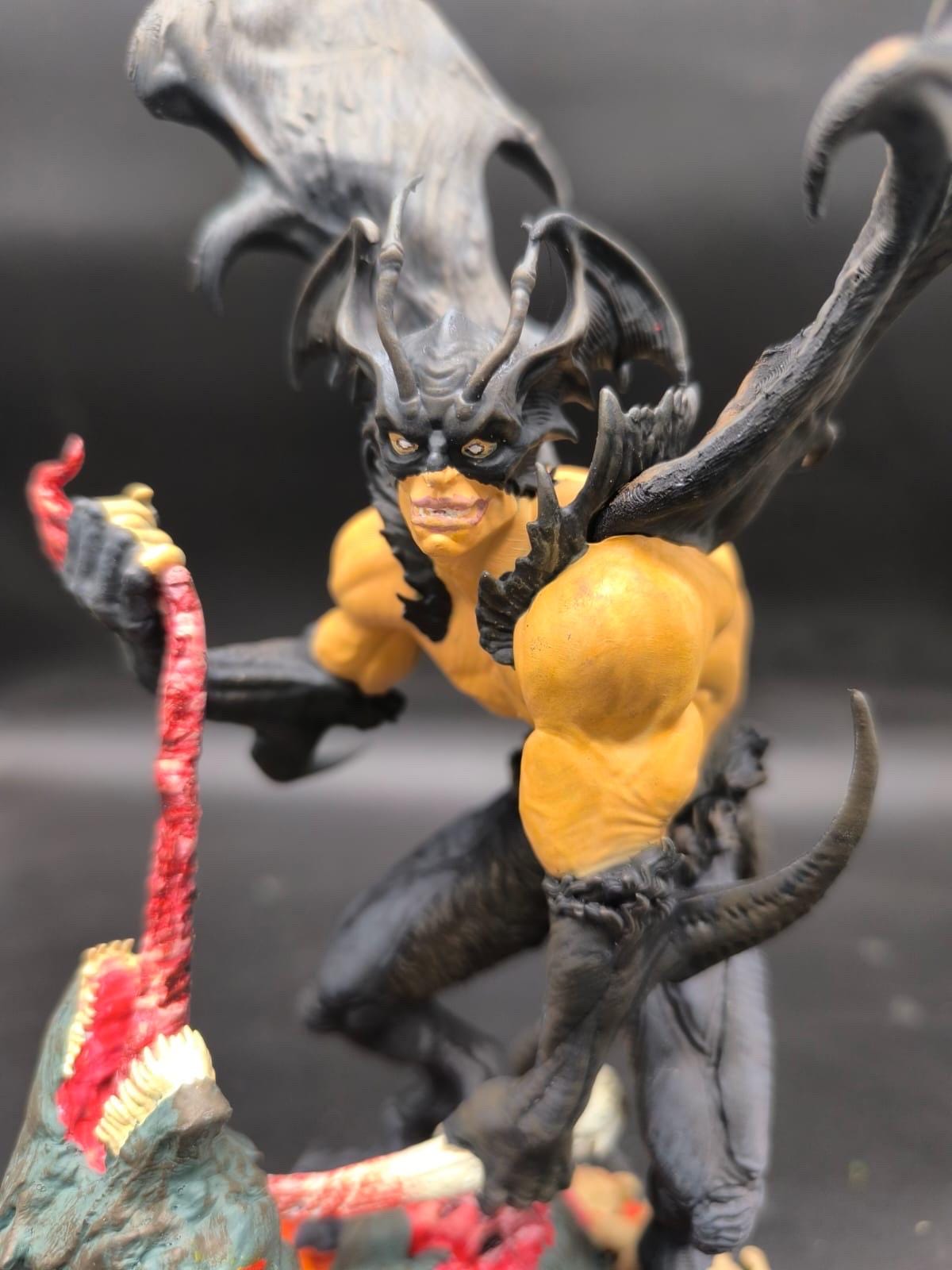激レア 非売品 BIAS バイアス DEAD MAN デッドマン アートパネル デビルマン デルビマン ファンアート アクションフィギュア 手描き樹脂