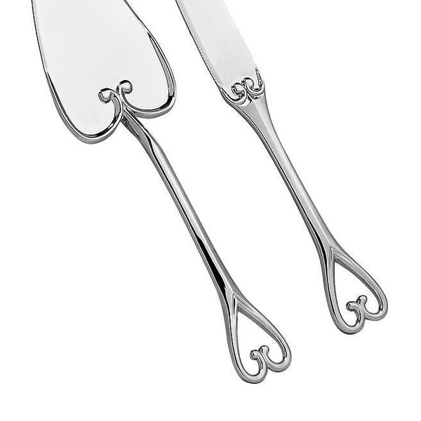 Silver Cake Server Etsy