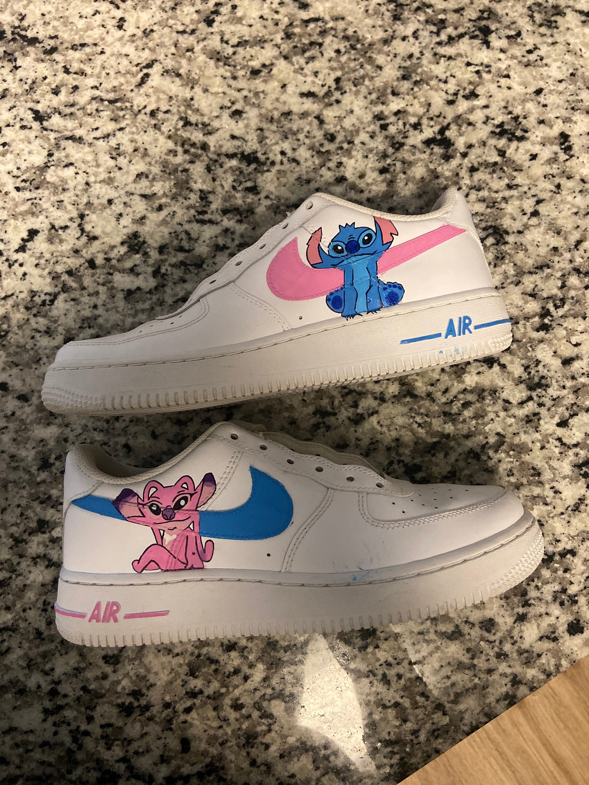 air force stitch purple