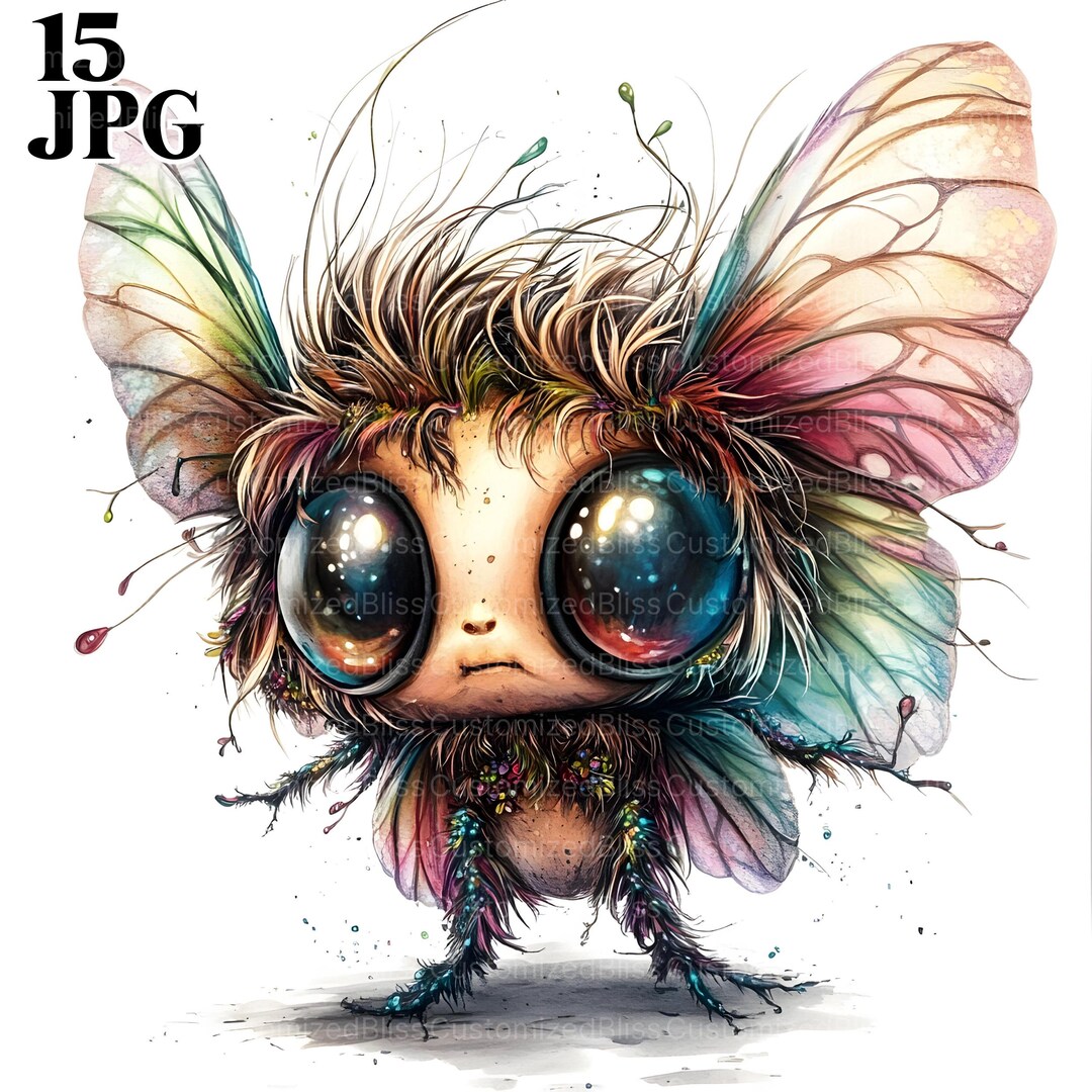 15 Cicada Clipart, Quirky Insect Clipart, Bug Clipart, High Quality ...