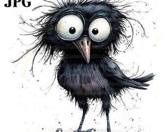 15 種類の気まぐれな鳥のクリップアート、面白い鳥、漫画の鳥