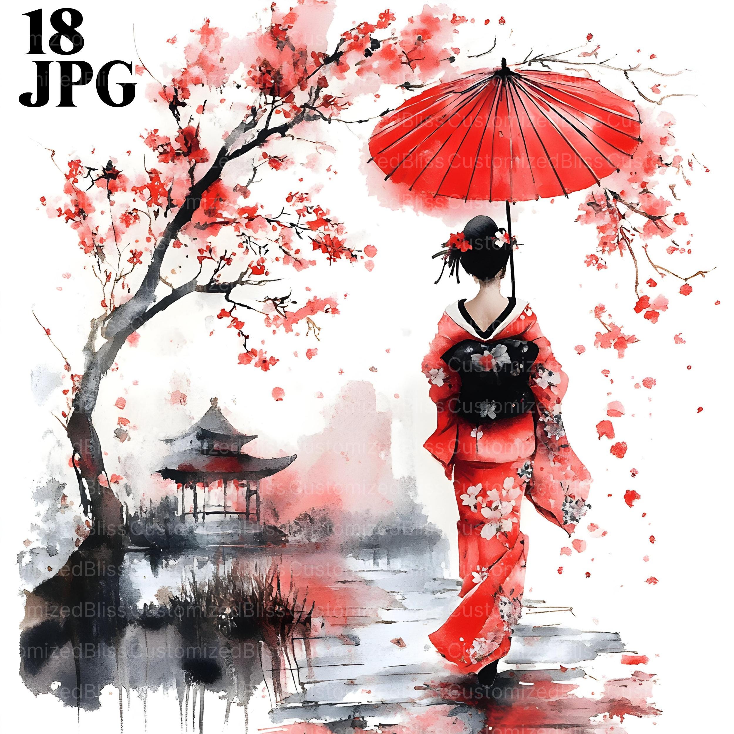 Geisha Poster Scrittura. Fogli Di Geisha. Disegni Giapponesi Con Definizioni Di Cultura Giapponese 88985568