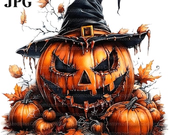 245 パンプキン ハロウィン転写シート ハロウィンかぼちゃのクリップ