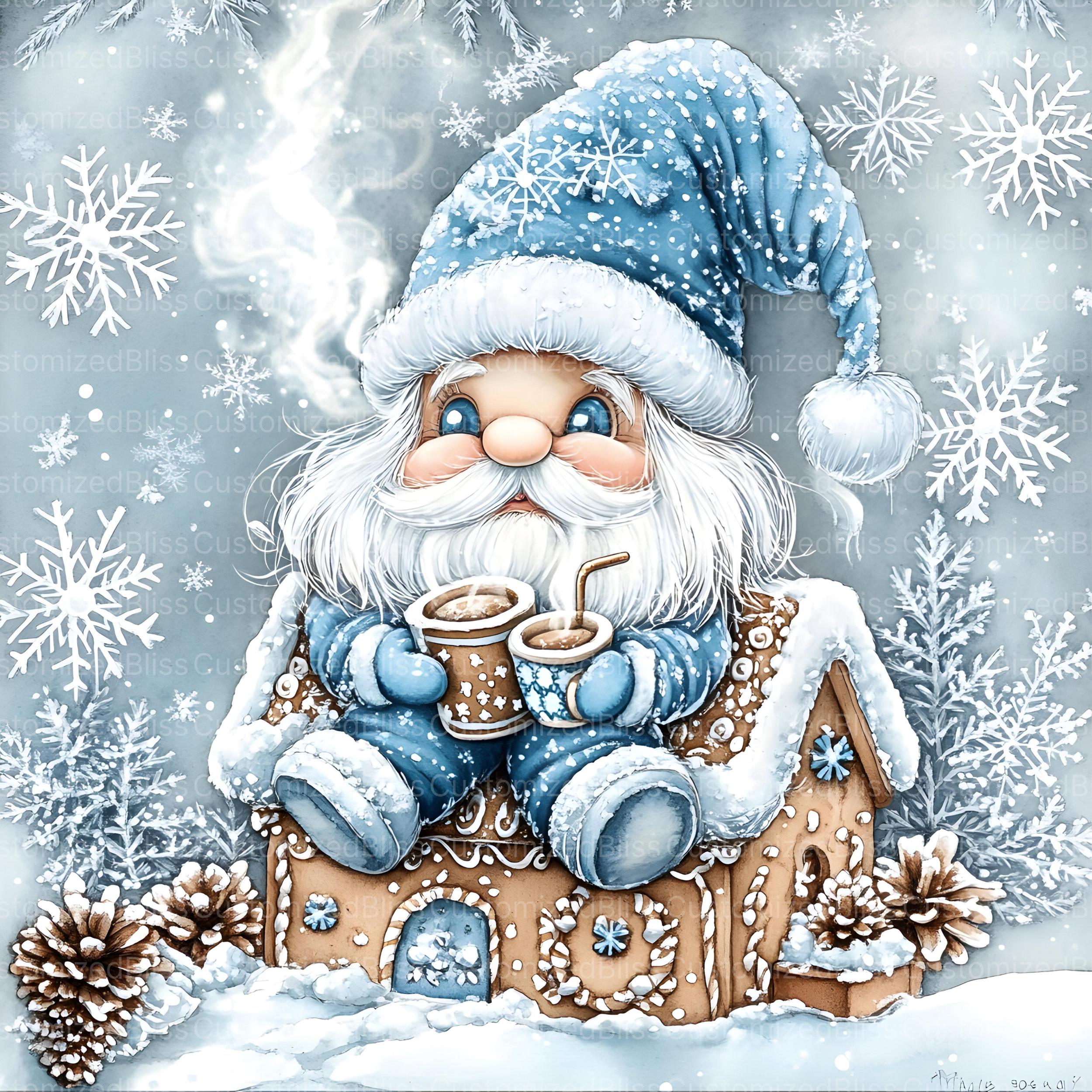 19 Christmas Gnome Clipart, High Quality Jpgs, Watercolor Winter Gnome,  Cute Gnomes, Gnome Artwork, Winter Holidays, Christmas Graphics - Etsy, image size:2500x2500