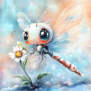 16 Cute Spring Dragonflies Clipart, Spring Clipart, High Quality Jpgs ...