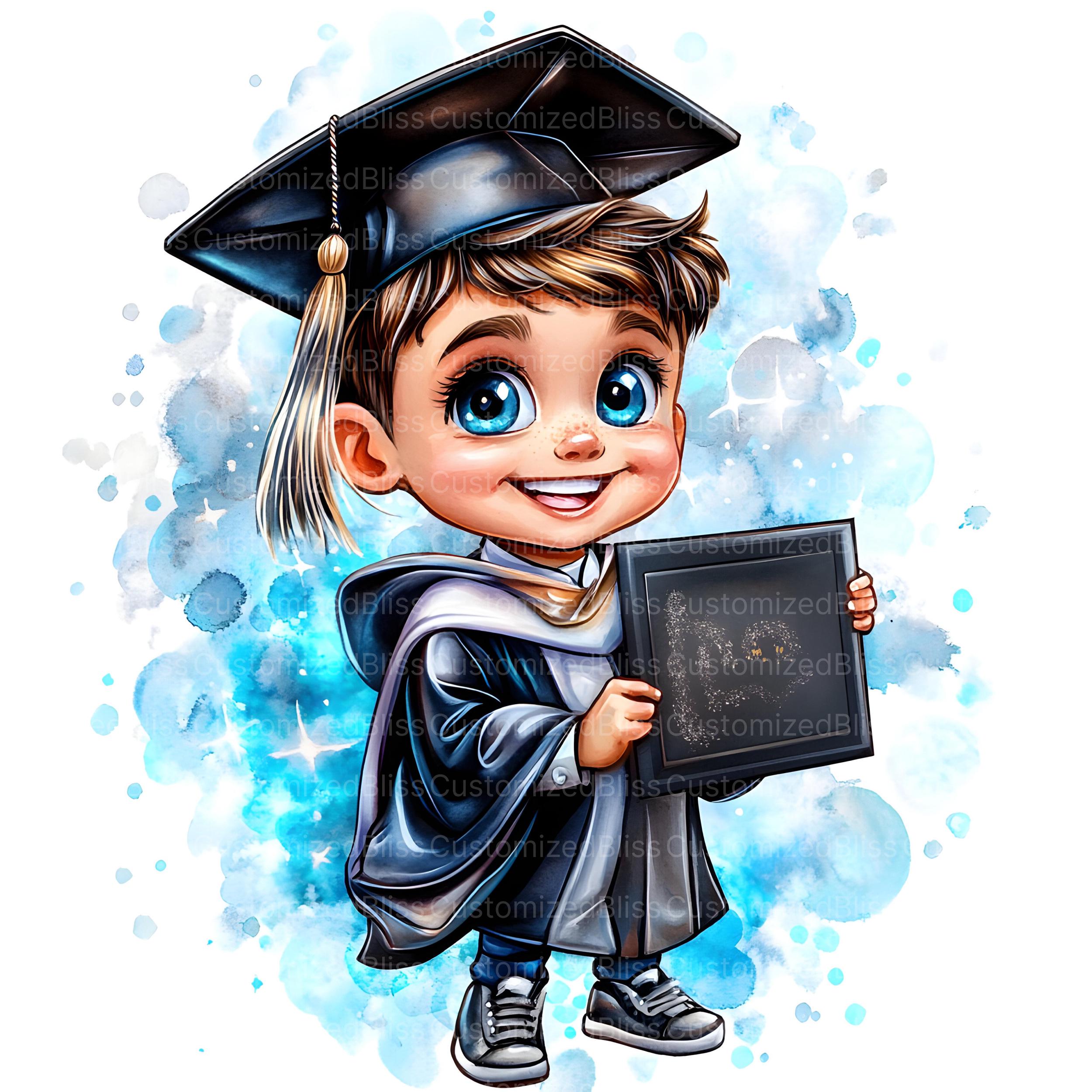 Grad Cg 18 Graduation Clipart, Graduation Boy Clipart, Senior Clipart, Male ...