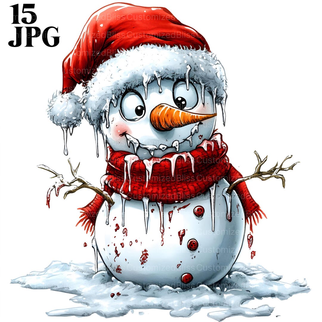 Tesori D'arte Caroline Stampa In Alluminio Let It Snow - Pupazzo Di Neve, 15x15 Cm, Per Interni/esterni, Made In USA