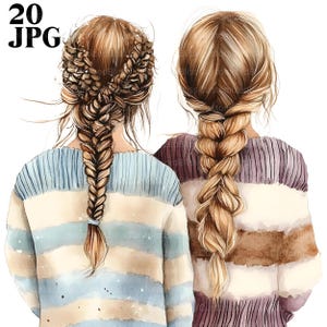 20 beste vrienden clipart, feestmeisje mode illustratie, zus clipart, moeder en dochter clipart, Friends Forever, digitale download, JPG
