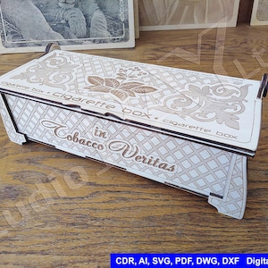 Cigarette box Laser cut files Digital product