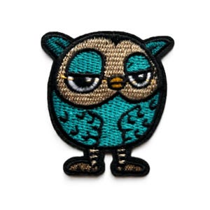 Owl Iron-on Patch,  Owl Motif, Decorative Patches, Clothes Patches