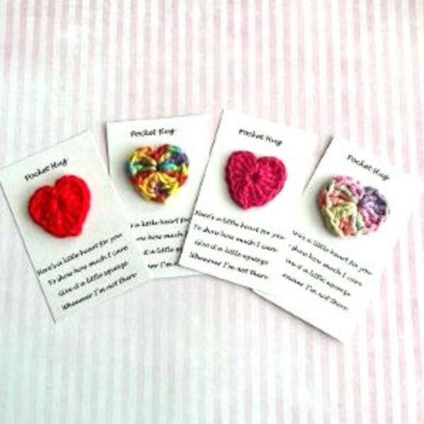 Pocket Hug,  Heart Pocket Hug, Keepsake Gifts, Letterbox Gift, Thinking of You Gift