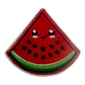 Watermelon Iron-On Patch: Embroidered Fruit Patch