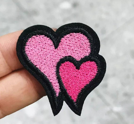 Iron On | Heart Patch | Chenille Heart Patch | Iron On Patches