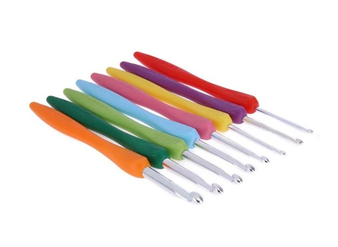 Crochet Hook Easy Grip Soft Handle, Sizes 2.5mm to 6mm Etsy UK