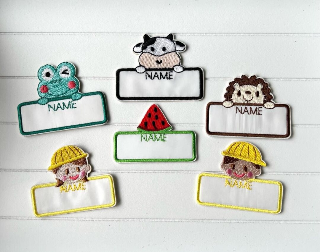 Ironon Clothing Name Labels, School Uniform Labels, School Bag Labels