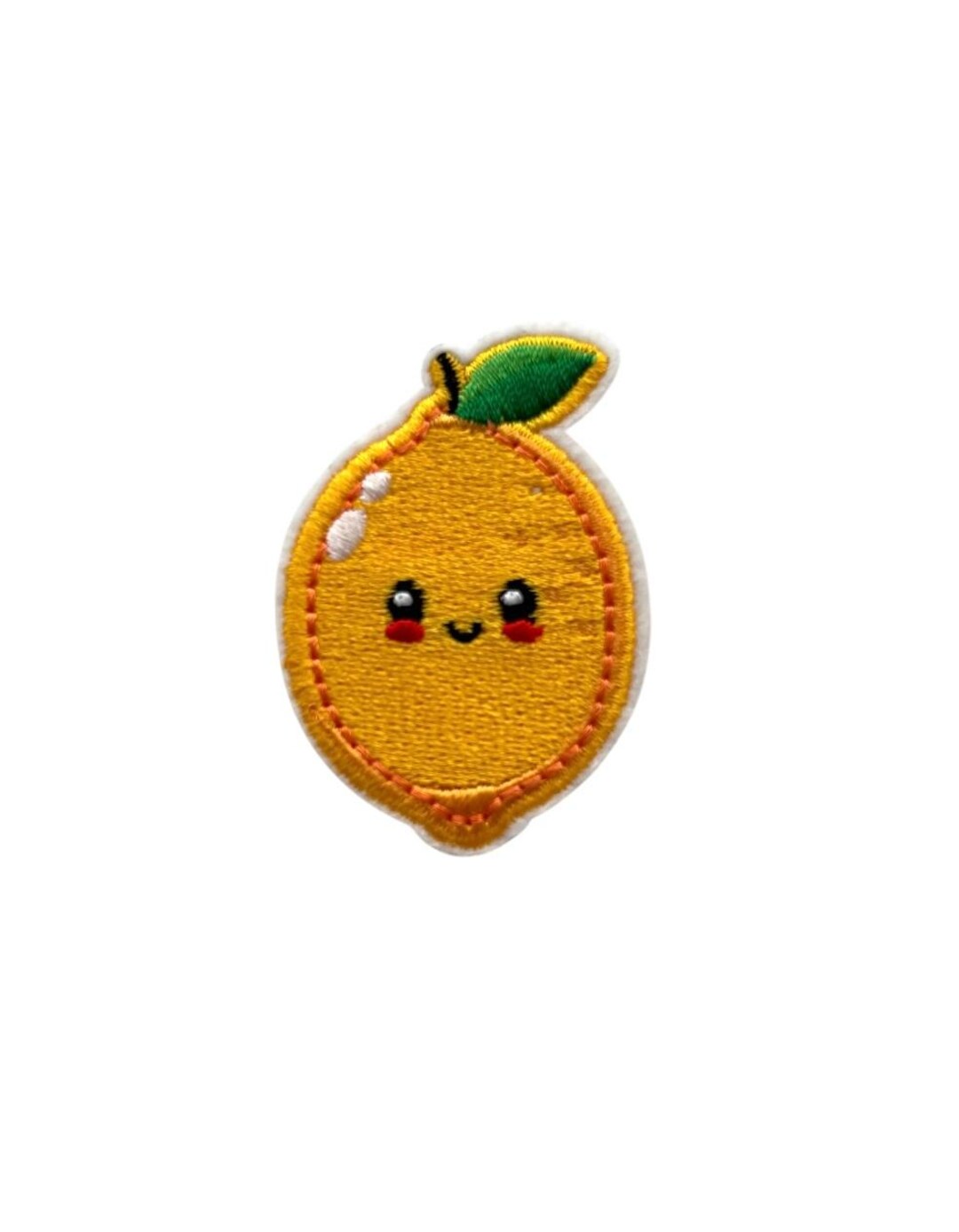 Lemon Iron-on Patch: Embroidered Citrus Fruit Badge - Etsy