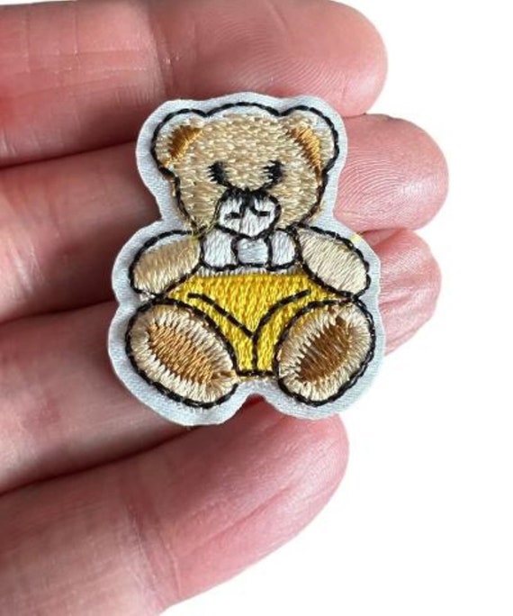 Miniature Bear Iron-on Patch, Animal Decorative Patch, Clothes