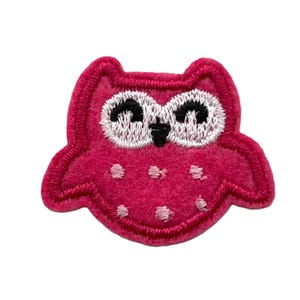 Owl Iron-on Patch,  Owl Motif, Miniature Patches, Clothes Patches