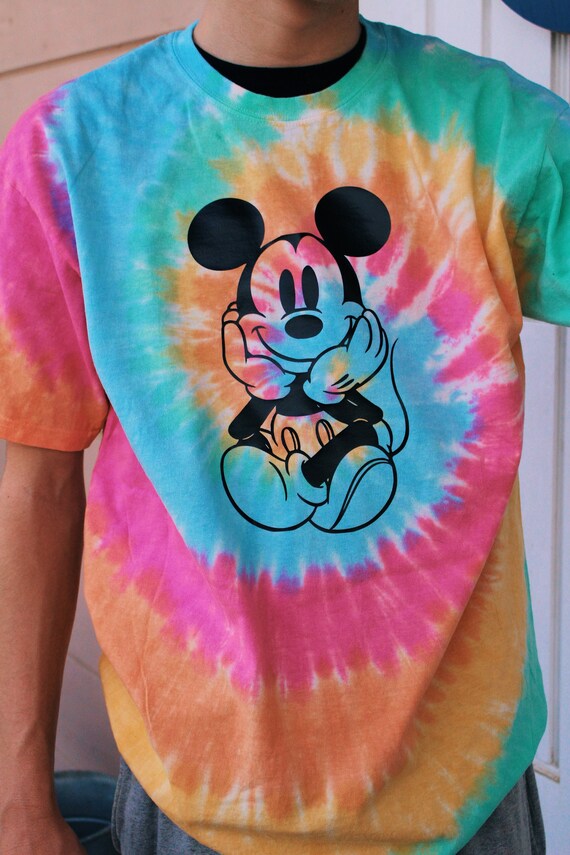 Mickey Shirt Mickey Mouse Tie Dye Shirt Disneyland Unisex - Etsy