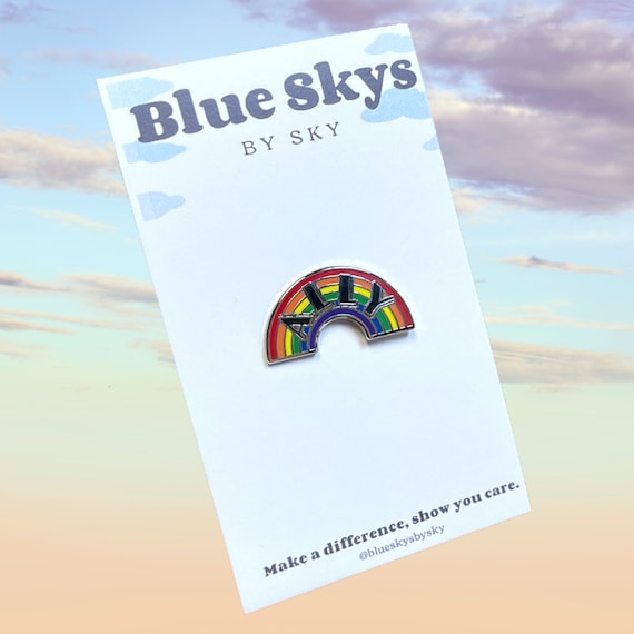 LGBTQ+ Rainbow ALLY Pin Hard Enamel ALLY Lapel Pin Pride Month Pin