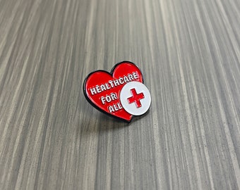 Healthcare For All Lapel Pin