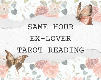 Same Hour Tarot Ex-Lover Reading | In Depth | Ex | Relationship | Single | Love Reading