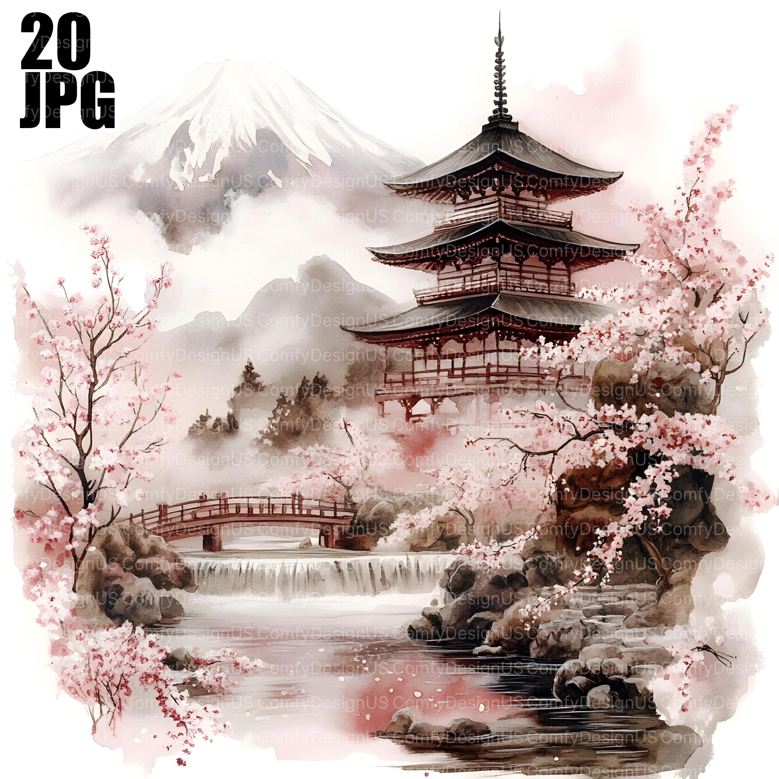 Japanese landscape - Etsy 日本