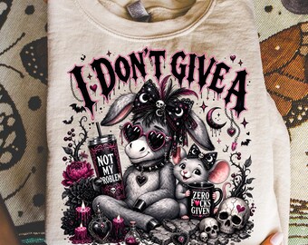 Funny Donkey Mouse PNG Design, Sarcastic Animal Graphic, Sassy Png, Funny Animal Png, Sarcastic Png, Trendy Graphic Tee, Funny Shirt Png