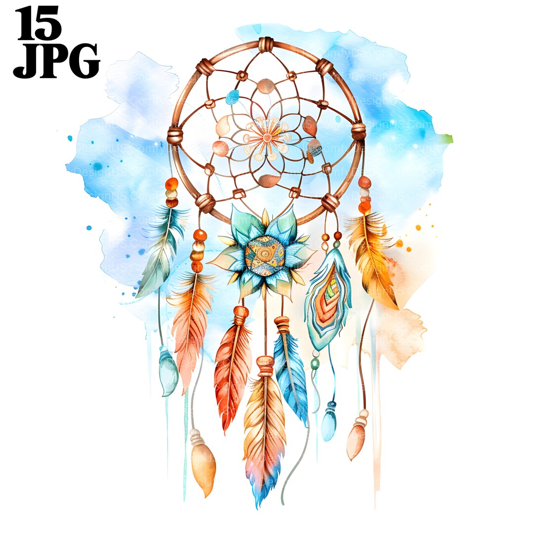 15 Adorable Dreamcatchers Clipart, Boho Dreamcatcher, Dream Catcher ...