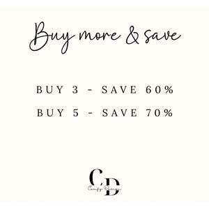 Pu&ograve; includere: Compra di pi&ugrave; e risparmia sugli articoli. Acquista 3 articoli e risparmia il 60%, acquista 5 articoli e risparmia il 70%. Comfy Design.
