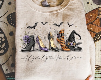 A Girl Gotta Have Options PNG, Retro Halloween Png, Witches Png, Halloween Png, Spooky Season Png, Feeling Witchy Png, Digital Design