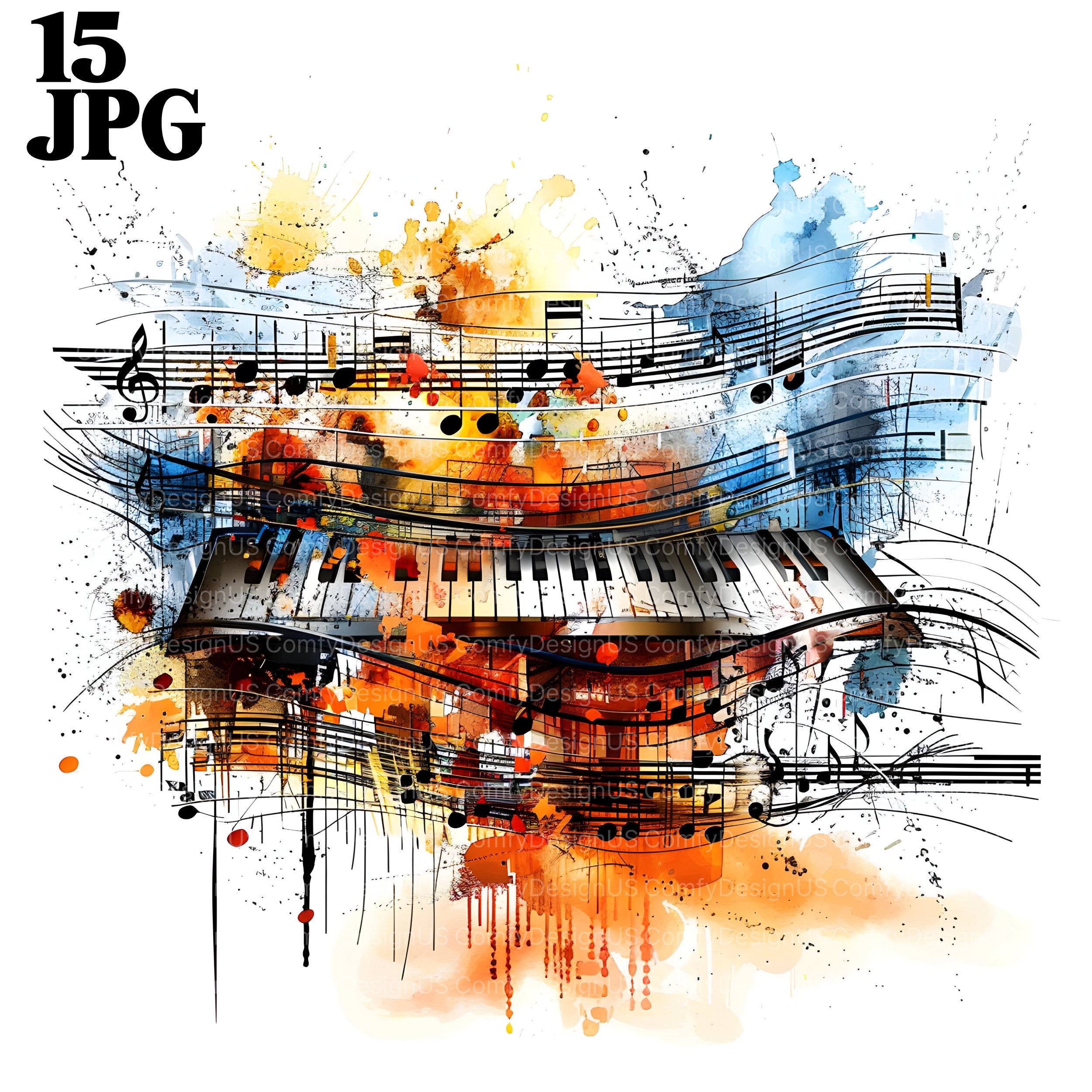 Music artist logo - Etsy Polska