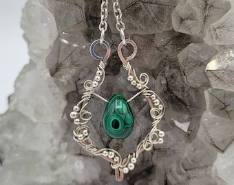 Malachite pendant