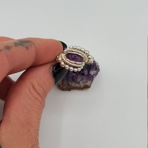 Amethyst-Silberring