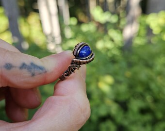Lapis Lazuli Kupfer Ring