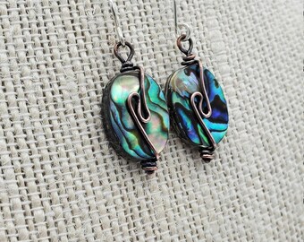 Abalone-oorbellen