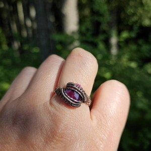 Ruby and Copper Ring image 6