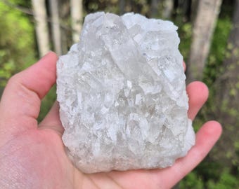 Natürliche Bergkristall Stufe