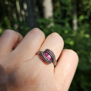 Ruby and Copper Ring image 7