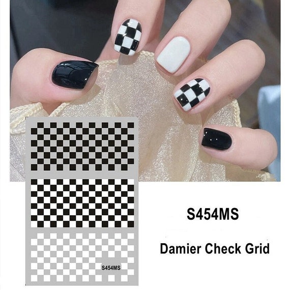 New 3D Roman Nail Art Stickers Decals Transfers Self-adhesive