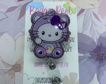 HK PURPLE BEAR badgehaspel